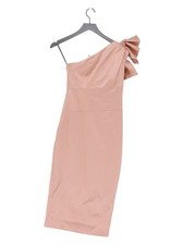 Karen Millen Bodycon Midi Dress UK8 in Pink RRP £279