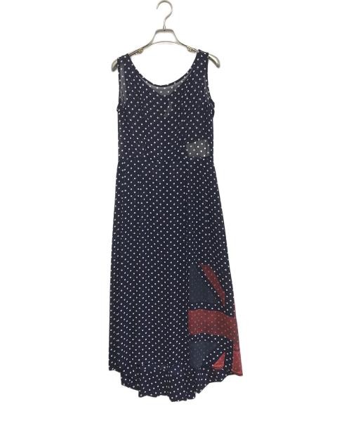 COMME des GARCONS Dot Pattern Sheer Sleeveless Dr… - image 1