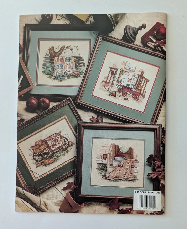 Paula Vaughan's Quilts For All Seasons 12 Cross Stitch Designs Pattern Book PLUS - Image 3 of 4