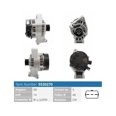 Wechselstromgenerator EB1805Q YS4D10300AF 1022118052 63377410 63377411