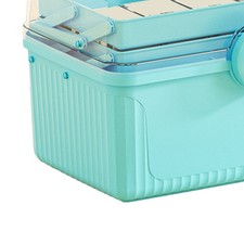 First Aid Box Medicine Storage Box 3 Layers Durable Large Capacity Lightweight