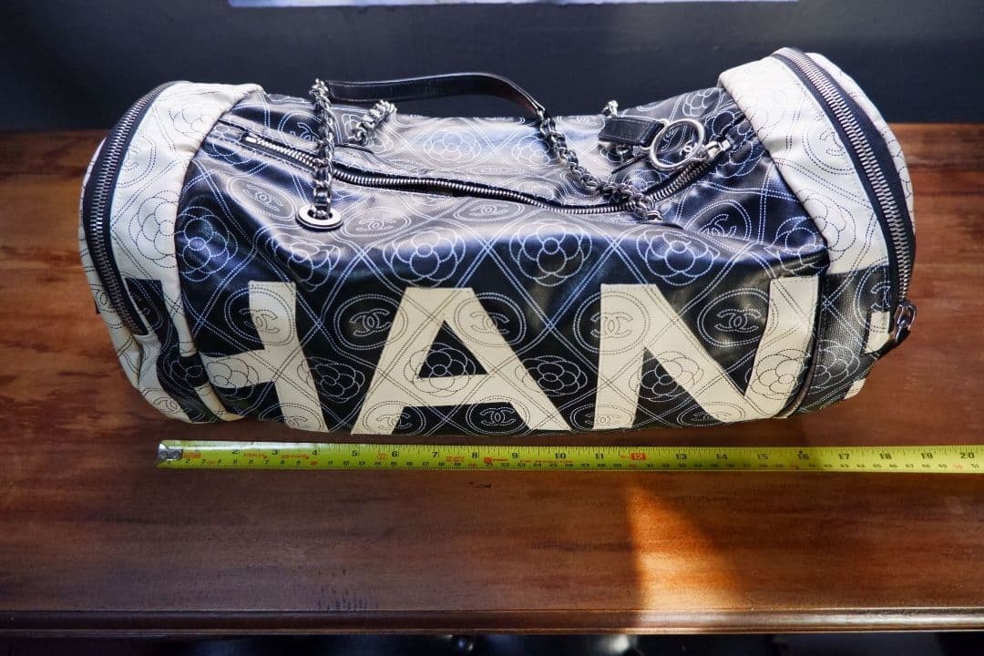 CHANEL coated canvas bowling bag 616716 thumbnail 7