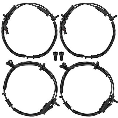 TIKSCIENCE ABS Wheel Speed Sensor Front & Rear Fit for Ram 1500 2013-2018... 