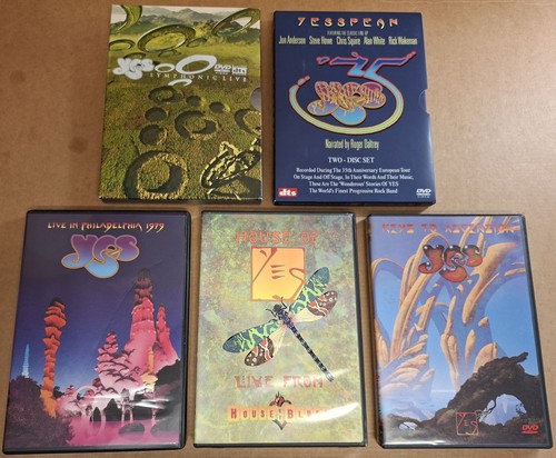 DVD - JA - 5 x DVD's Konvolut - Prog Rock