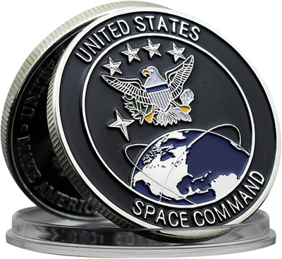 United States Space Department of the Air Force Command Challenge Coin Metal Com