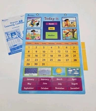 Learning Resources Magnetic Learning Calendar, Used And Complete
