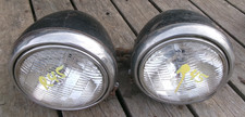 1940 1941 Ford Truck Headlight Pair Sealed Beam Rat Rod Patina Originals