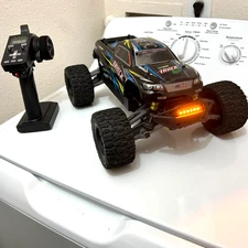 RIAARIO 1/10 Brushless RC Cars, Monster Truck, 50+ MPH, 4WD, Waterproof, Carbon 