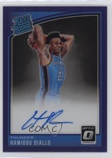 2018 Donruss Optic Rated Rookie Purple Prizm Signatures Hamidou Diallo Auto 01xd
