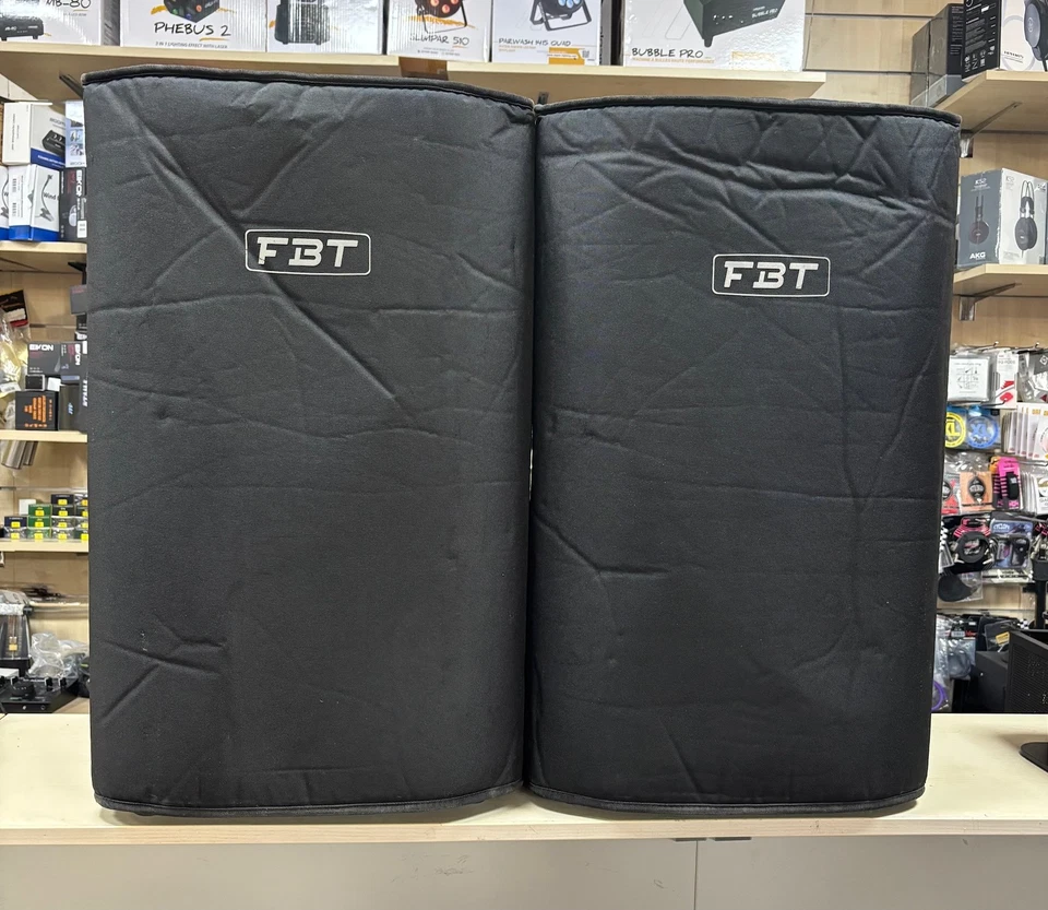 FBT Ventis 112A Coppia Casse Attive Biamplificate 12" 900W con Cover Usato - Immagine 2 di 4