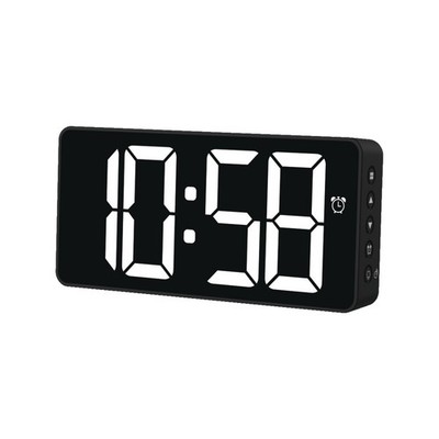 HAMA 00185896 Bali Digitaller Wecker, Schwarz
