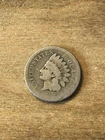 1859 Copper Nickel Indian Cent AG