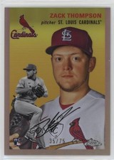 2023 Chrome Platinum Anniversary Rose Gold Refractor 35/75 Zack Thompson #75 sc8