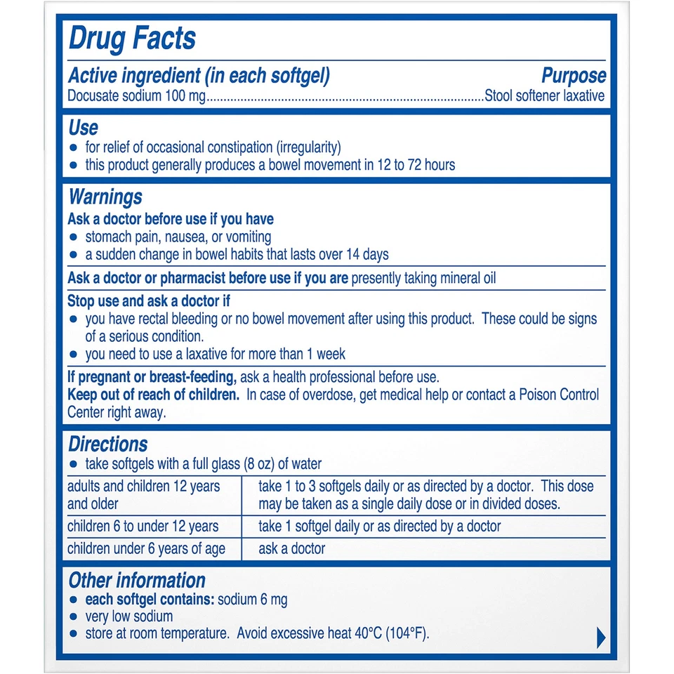 Geles líquidos suavizantes de heces Phillips 90 unidades alivio suave del estreñimiento Foto 4 de 4