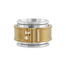 Mishimoto 2.5in Quick Release Clamp Assembly - Gold For Secure Hoses
