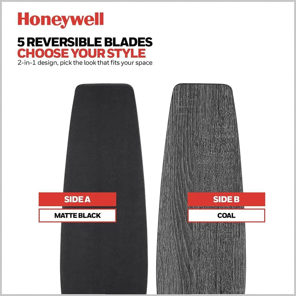 Honeywell 48" Ceiling Fan, LED Light, Remote Control, Carmel, Black (Open Box) - Image 3 of 4