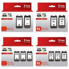 PG 545XL Black CL 546XL Colour Ink Cartridges for Canon Pixma TS3350 TS3150