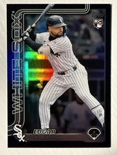 Edgar Quero 2025 Topps Update Black Holo Foil RC 09/10 Chicago White Sox