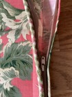 Pillow Covers  (4)  Custom Made Zippered Cotton Barkcloth Fabric Tropical 20x20 — photo 2