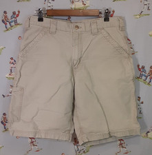 Carhartt Carpenter Shorts Tan B147 TAN Original Fit Mens Size 34x10