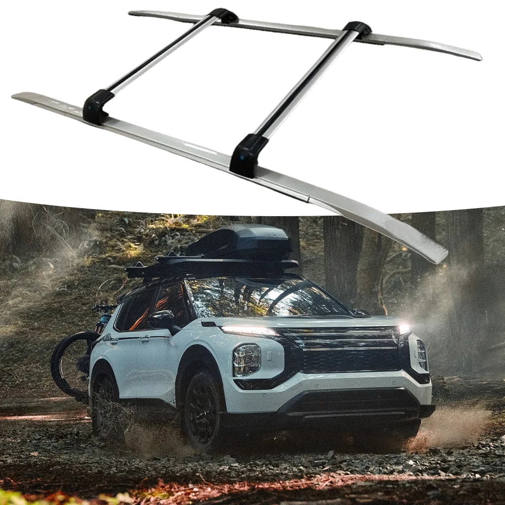 Dakbagagedragers 2 Stuks Cross Bar Dakrail Rack Afsluitbare Cargo