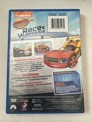 Blaze And The Monster Machines: Race Into Velocityville DVDs Very Good