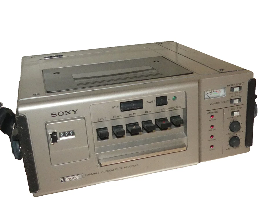 Sony Profi Videorecorder VO-4800PS, U-Matic, tragbar, mit Zubeh. - Bild 3 von 4