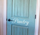 Pantry - Wall Vinyl Decal Sticker Kitchen Door Housewares Home Family Wall Art