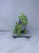 Melissa  Doug Green  Purple DRAGON 10" Plush Stuffed Animal Toy
