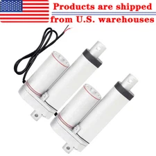 Set of 2PCS 2" Stroke Heavy Duty Linear Actuators 330 Pound Load 12Volt Motor IG