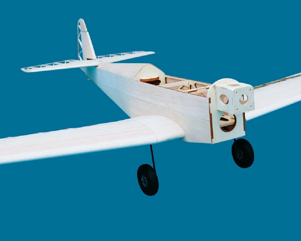 Krick Flugzeug Klemm L 25d E Lasercut Baukasten - 10280 - Bild 4 von 4