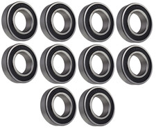  10 Each 6005-2RS, 6005LLU, 6005DDU Sealed Radial Ball Bearing 25X47X12 SpinCo