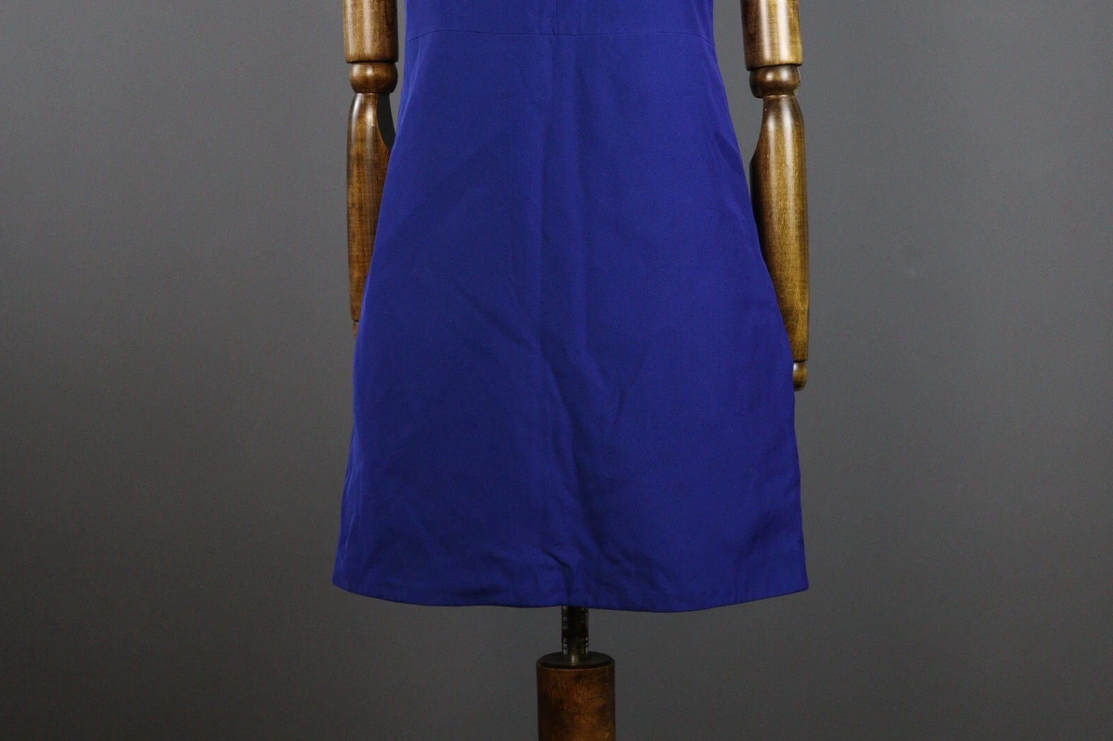 Abito tubino CELINE blu in seta con zip e cambio taglia 38