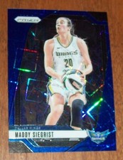 2024 Panini WNBA Prizm Basketball Maddy Siegrist Blue Velocity Card