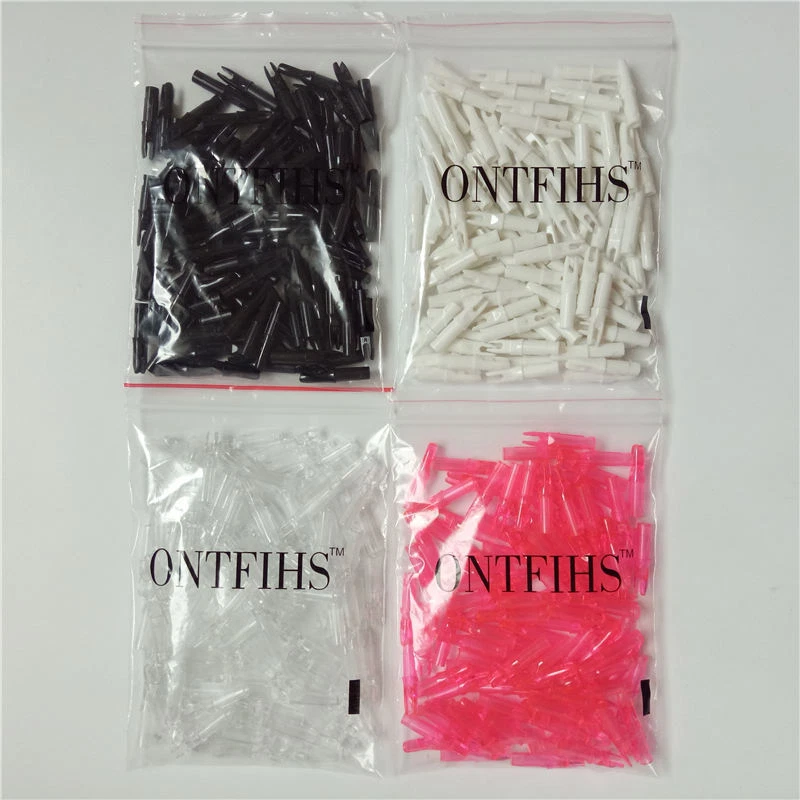 100PCS Plastic Archery Hunting Arrow Nock And Inserts For ID 6.2MM Arrow Shaft - Image 2 of 4