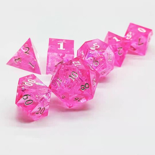 7pcs Polyhedral Dice Sets For Role Playing Party Game RPG - Picture 19 of 32