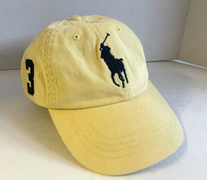 pale yellow baseball cap