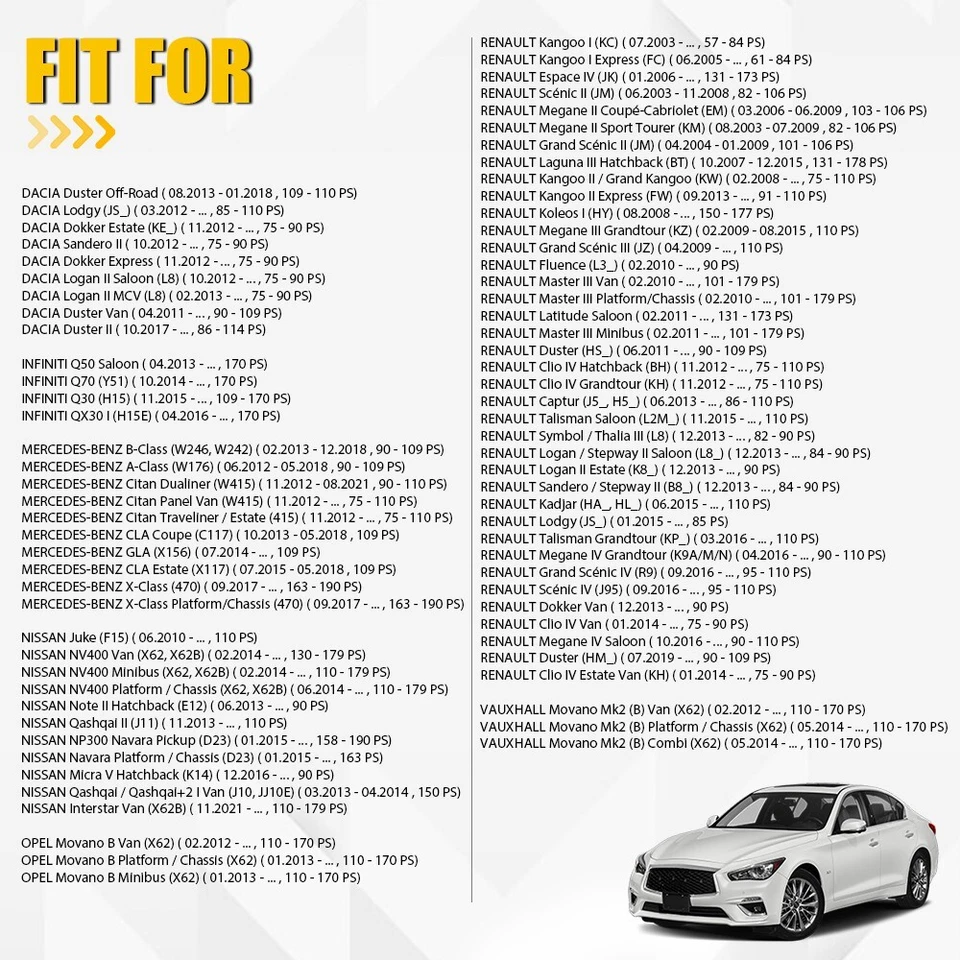 For Mercedes Renault 1.5 Cdi Dci Mahle Glow Plug Relay With Plugs A6079000100 - Image 3 of 4