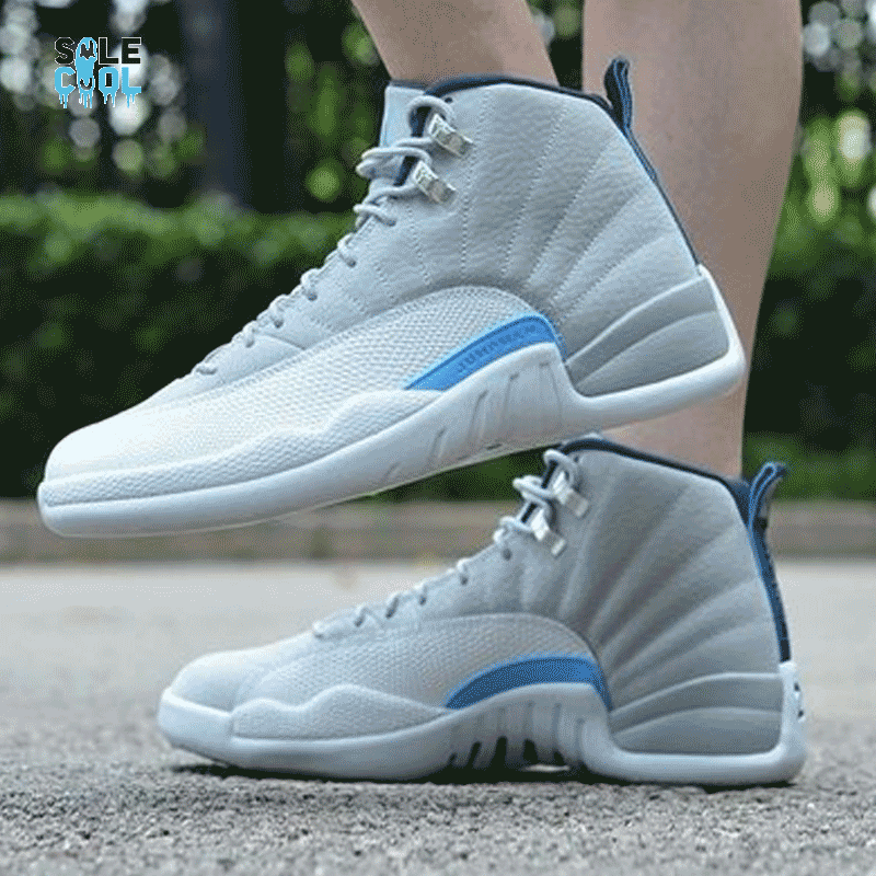 Nike Air Jordan AJ12 Retro BG GS University Blue Shoes 153265-007