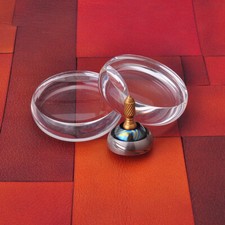 Professional Glass Lens Crystal Base For Spinning Top Spinner 67mm