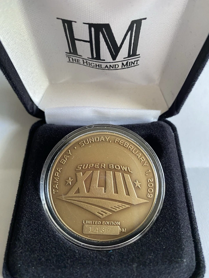 Moneda abatible réplica Super Bowl XVLLL (43) Foto 2 de 4
