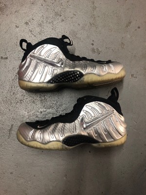 Nike Air Foamposite Pro Zilver