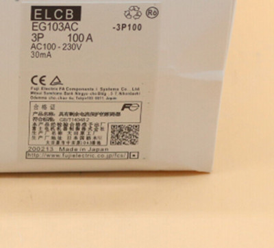 NEW Fuji EG103AC Circuit Breaker 100A