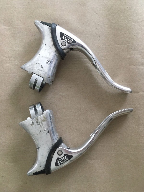 Shimano 105 pair of brake levers, BR-1051, SLR