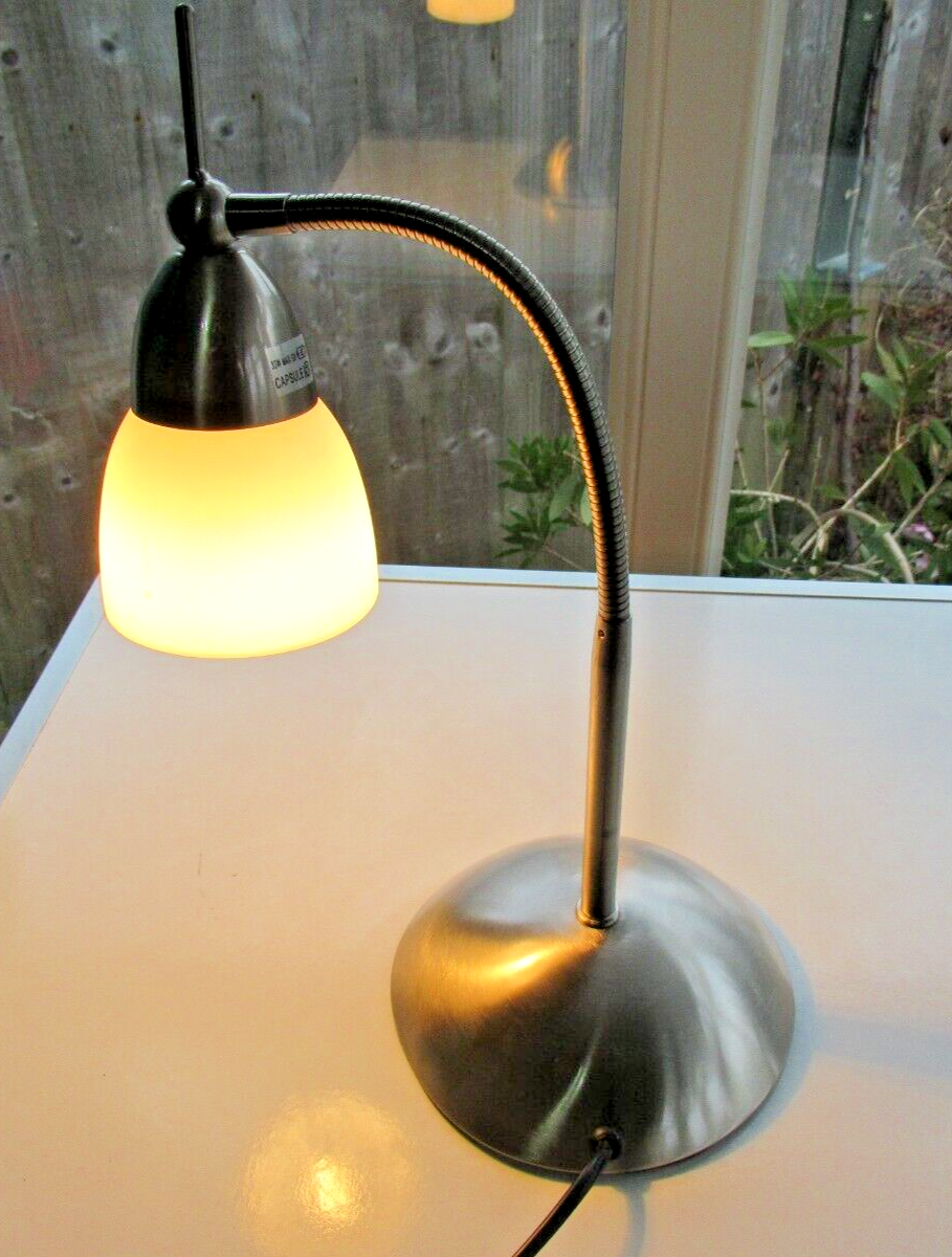 John Lewis contact touch lamp, Pair in stainless steel eBay