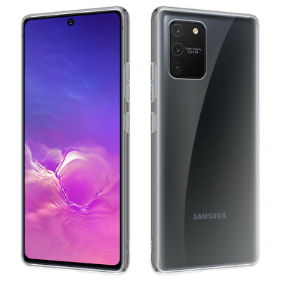 HSP Handy Hülle für Samsung Galaxy S10 Lite | Transparent Case Silikon Schutz