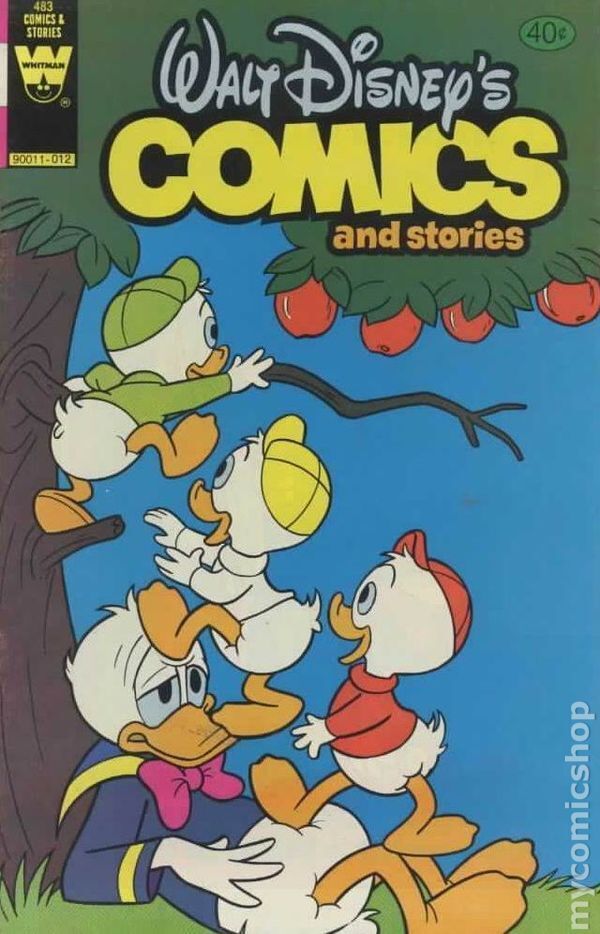 Walt Disney's Comics and Stories #483 FN/VF 7.0 1980 Stock Image