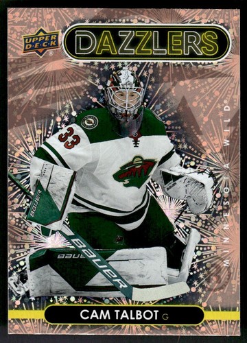 2021-22 Oberdeck Blenden orange Cam Talbot Minnesota Wild #DZ-119