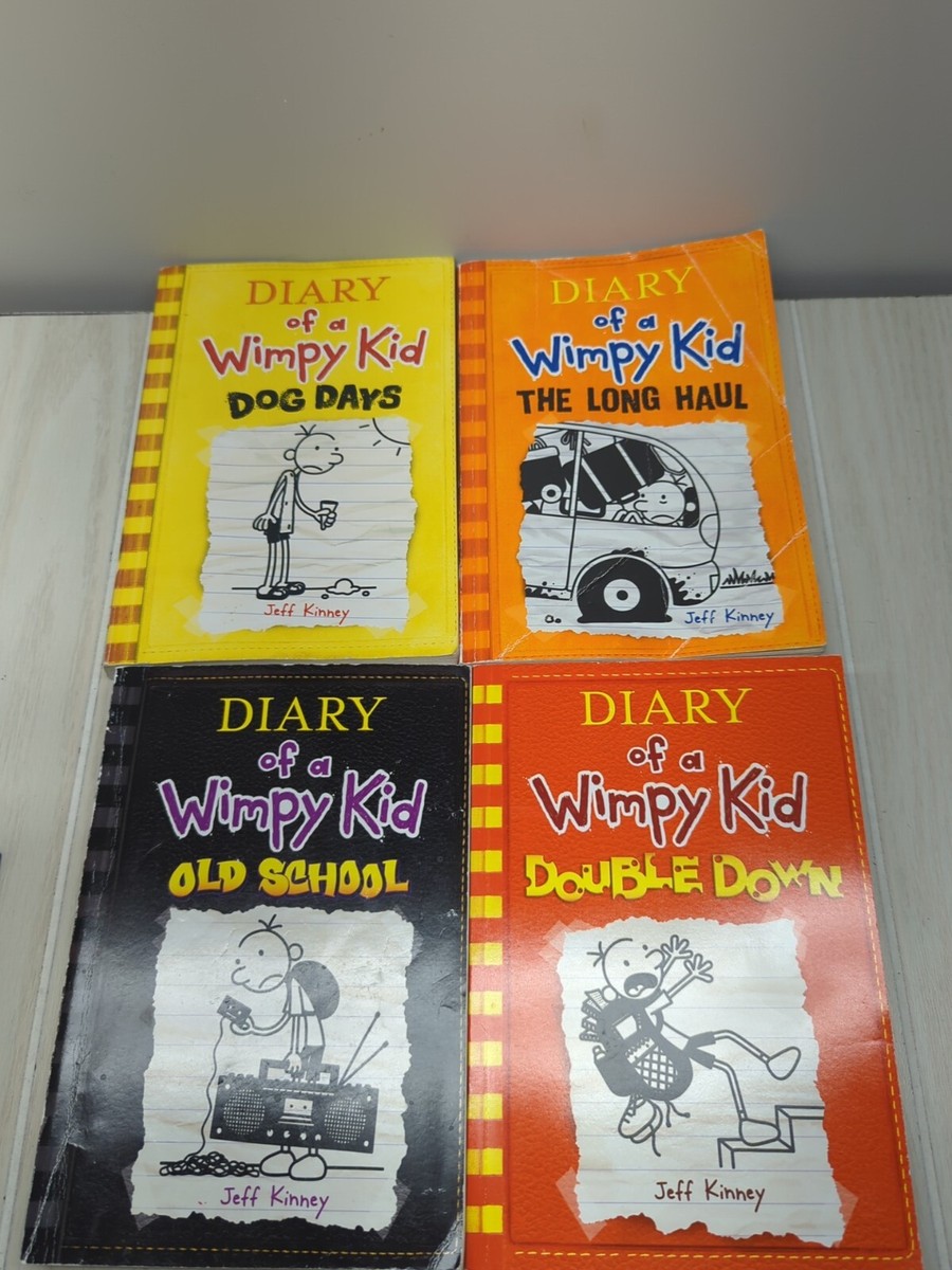 Diary of a Wimpy Kid lot SC 4 9 10 11 Dog Days Old School Long