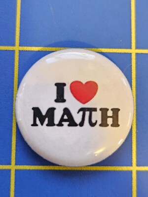 I Heart Math Pin I Love Math 1